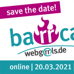 webgrrls-Barcamp am 20. März 2021