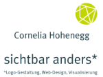 Cornelia Hohenegg, sichtbar anders* Logo-Gestaltung, Web-Design, Visualisierung